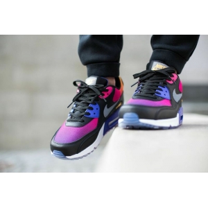 Кроссовки Nike air max 90 "Закат" (violet/pink) арт.001