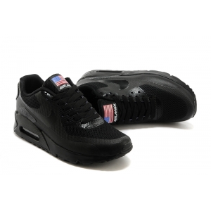 Кроссовки Nike air max 90 hyperfuse арт.010 черный (black)