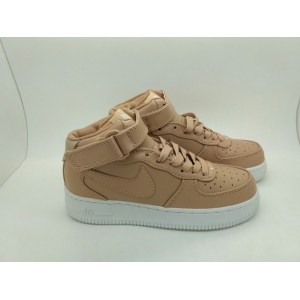 Кроссовки Nike air force 1 mid арт.819677 200 бежевые
